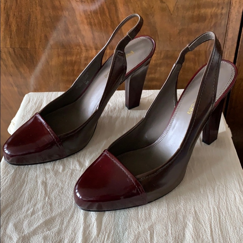 Like new leather Enzo Angiolini size 8 high heels